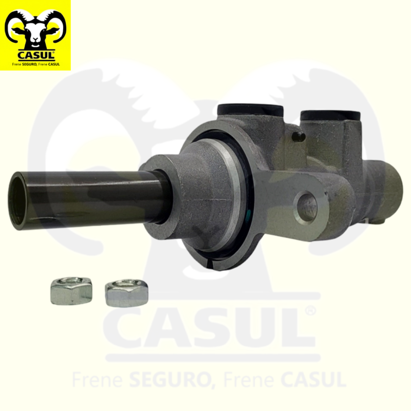 CILINDRO MAESTRO FRENOS CHEVROLET AVEO 4L 1.5 LTS 2018-2022 CHEVROLET BEAT 4L 1.2 LTS 2017-2022 ALUMINIO DIAMETRO 3/4" 19.05MM CUERDA PRIMARIA M12X1 SECUNDARIA M10X1