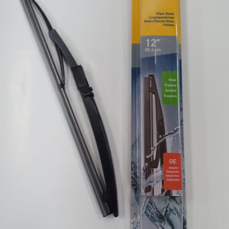 PLUMA LIMPIAPARABRISAS 12" UNIVERSAL TRASERA CON CONECTOR TRADICIONAL PIEZA = 9XW398115012T