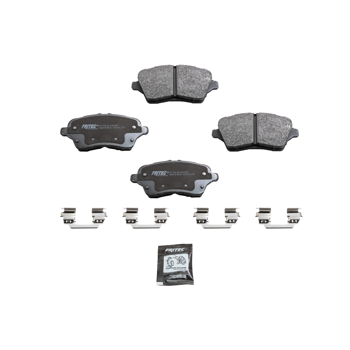 BALATA DISCO DELANTERA FORD FIESTA ST 4L 1.6 LTS 2014-2019 FIESTA ST LINE 4L 1.6 LTS 2019-2019 FORD TRUCK TRANSIT COURIER BASE 3L 1.0 LTS 2021-2023