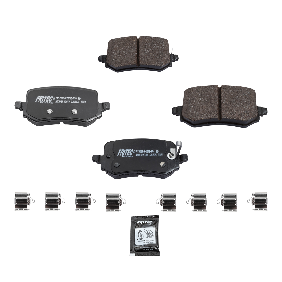 BALATA DISCO TRASERA HYUNDAI TRUCK TUCSON BLUE HYBRID 4L 1.6 LTS 2022-2025 TUCSON EV 4L 1.6 LTS 2023-2024 TUCSON LIMITED PLUG-IN HYBRID 4L 1.6 LTS 2022-2025 TUCSON LIMITED HYBRID 4L 1.6 LTS 2022-2025 9744-D2512