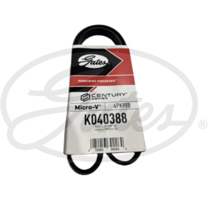 BANDA MICRO V MITSUBISHI TRUCK OUTLANDER V6 3.0 LTS 2007-2008 DODGE STRATUS V6 2.7 LTS 2001-2002 GASOLINA DIRECCION HIDRAULICA 4 CANALES ANCHO 14MM LARGO 985MM =4PK986