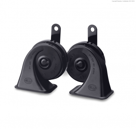 BOCINA CLAXON UNIVERSAL 12V 410/490 HZ SET 2PZAS
