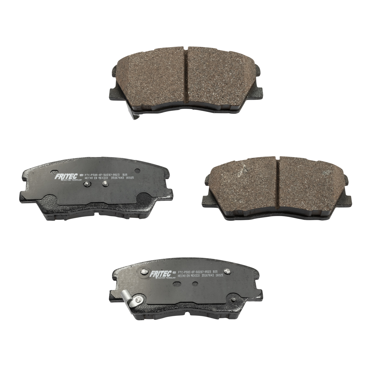 BALATA DISCO DELANTERA KIA TRUCK SOUL 4L 1.6 LTS 2017-2019 SOUL 4L 1.6 LTS 2021-2022 TURBO SOUL GT-LINE LIMITED 4L 1.6 LTS 2020 SOUL GT- LINE 4L 1.6 LTS 2020 TURBO SOUL SX 4L 1.6 LTS 2017-2019 SOUL SXL 4L 1.6 LTS 2017-2018