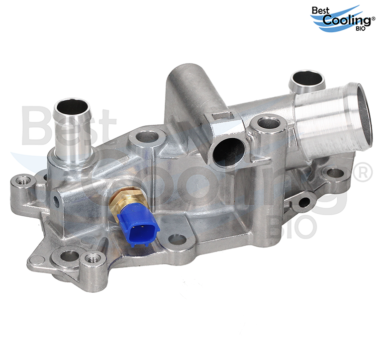 BRIDA TOMA AGUA NISSAN VERSA I 4L 1.6 LTS 2012-2019 MARCH I 4L 1.6 LTS 2012-2025 CON JUNTA CON SENSOR