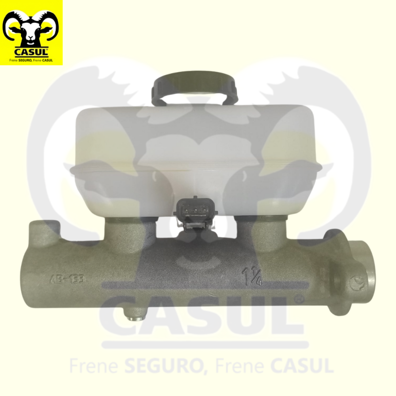 CILINDRO MAESTRO FRENOS FORD TRUCK F-150 LOBO 2001-2002 F-250 LOBO 2001-2002 SIN CONTROL DE CRUCERO ALUMINIO DIAMETRO 1-1/4" CUERDA PRIMARIA 7/16-24 SECUNDARIA 9/16-18