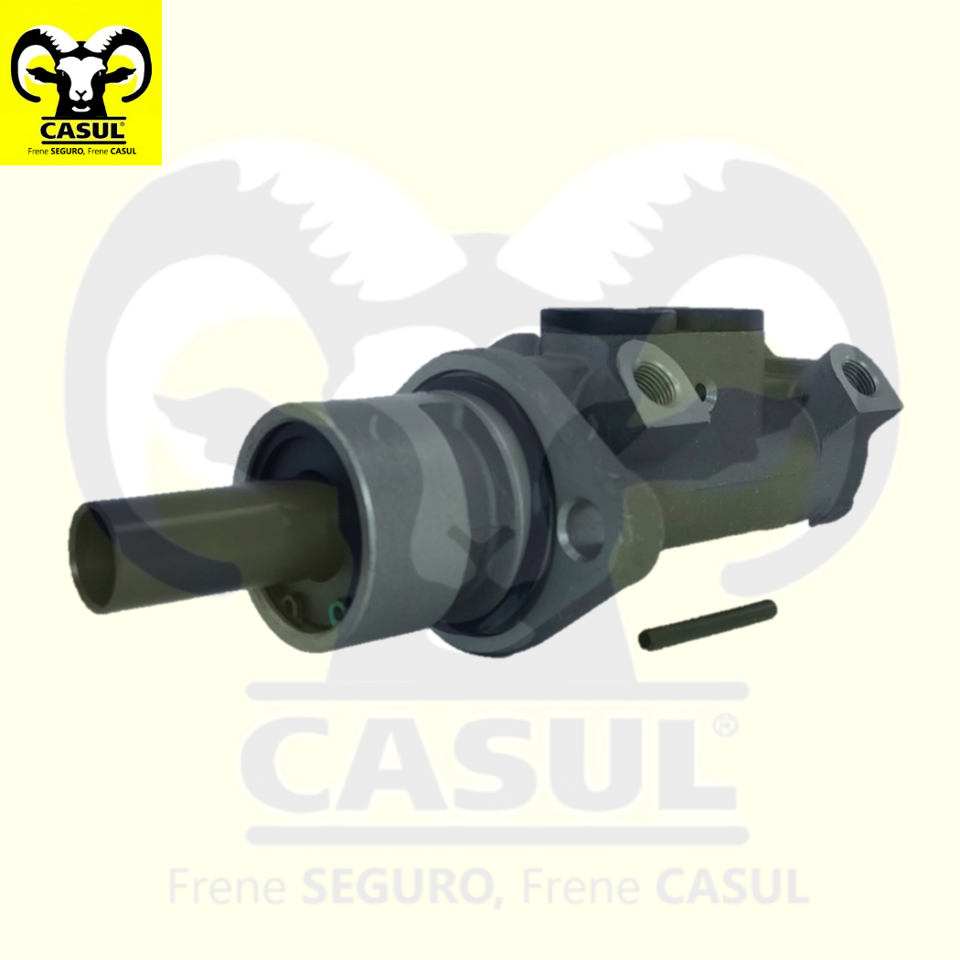 CILINDRO MAESTRO FRENOS VOLKSWAGEN JETTA 1993-1996 GOLF 1993-1997 SIN ABS ALUMINIO DIAMETRO 13/16" 20.64MM CUERDA PRIMARIA M10X1 SECUNDARIA M10X1