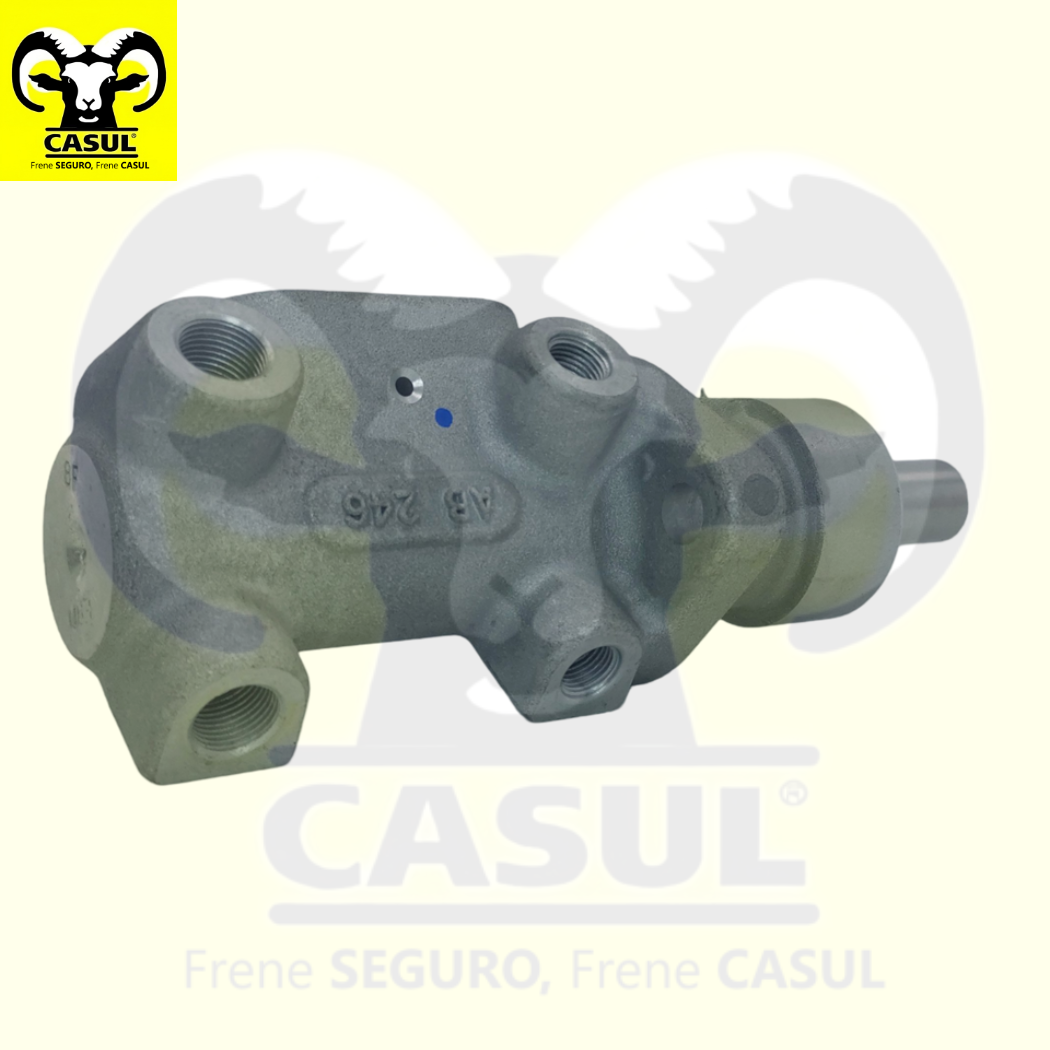 CILINDRO MAESTRO FRENOS FORD CONTOUR 4L 2.0 LTS 1995-1996 CONTOUR V6 2.5 LTS 1995-1996 MYSTIQUE 4L 2.0 LTS 1995-1996 MYSTIQUE V6 2.5 LTS 1995-2000 ALUMINIO DIAMETRO 1" 25.4MM CUERDA PRIMARIA M10X1 SECUNDARIA M12X1