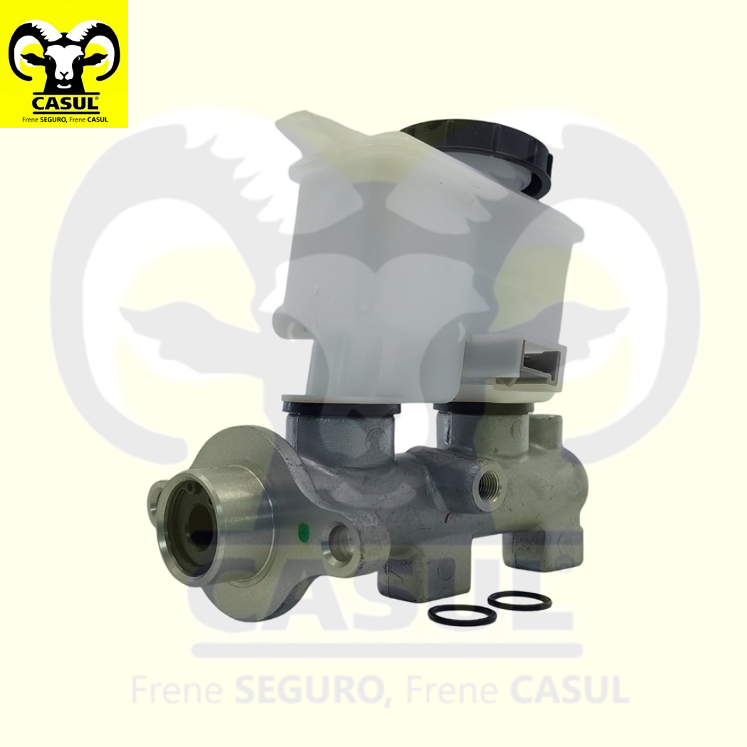 CILINDRO MAESTRO FRENOS FORD ESCORT 1997-2001 ESCORT LX 1997-2001 ESCORT VAGONETA 1997-1999 TRANSMISION AUTOMATICA SIN ABS ALUMINIO DIAMETRO 15/16" 23.81MM CUERDA PRIMARIA M10X1 SECUNDARIA M10X1