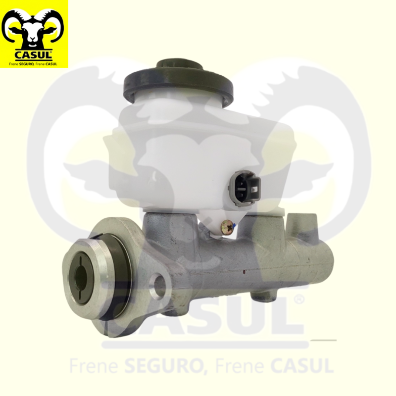 CILINDRO MAESTRO FRENOS TOYOTA CAMRY 4L 2000-2001 CAMRY V6 2000-2001 SOLARA V6 2000-2003 CON ABS CON CONTROL DE TRACCION ALUMINIO DIAMETRO 15/16" 23.81MM CUERDA PRIMARIA M12X1 SECUNDARIA M12X1