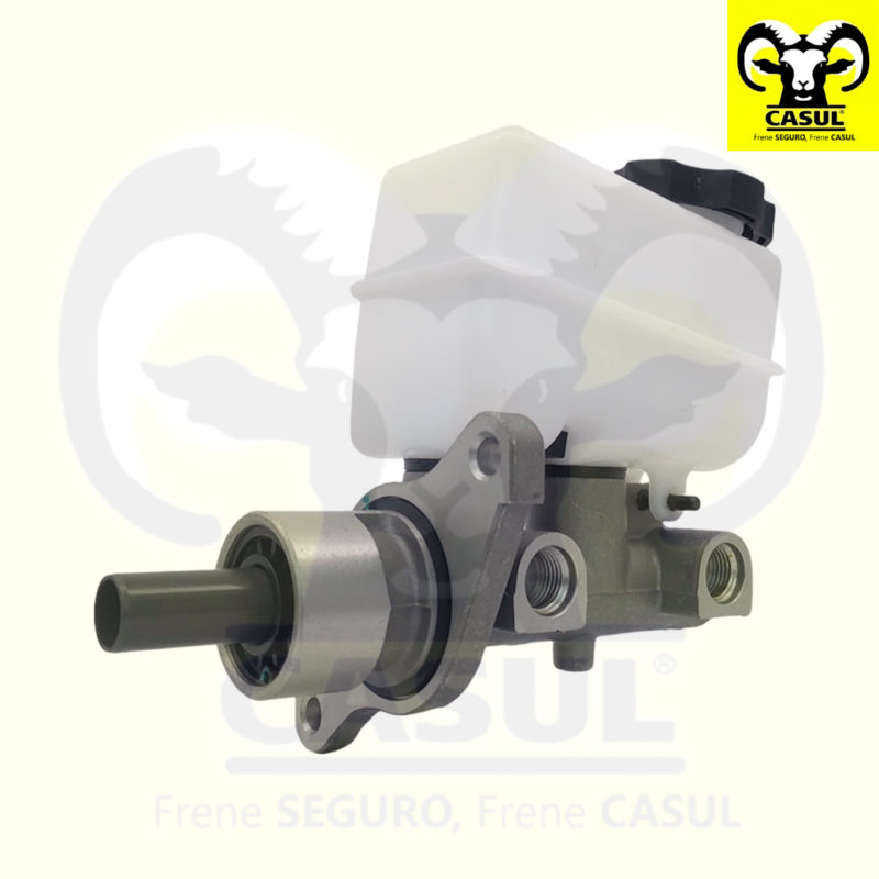 CILINDRO MAESTRO FRENOS DODGE ATOS 2002-2010 4 SALIDAS ALUMINIO DIAMETRO 13/16" 20.64MM CUERDA PRIMARIA M10X1 SECUNDARIA M10X1