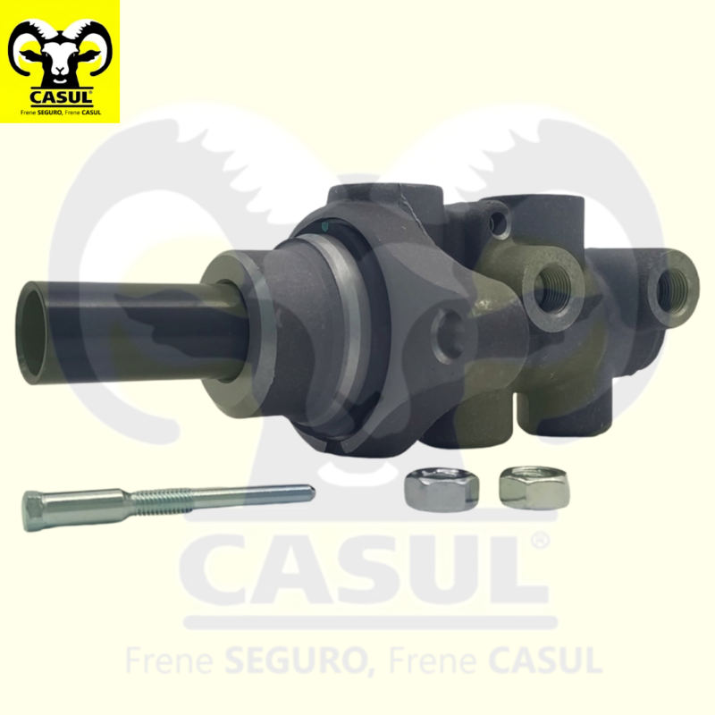 CILINDRO MAESTRO FRENOS JEEP PATRIOT 2007-2014 COMPASS 2007-2014 DODGE CALIBER 2007-2012 ALUMINIO DIAMETRO 13/16" 20.64MM CUERDA PRIMARIA M12X1 SECUNDARIA M12X1