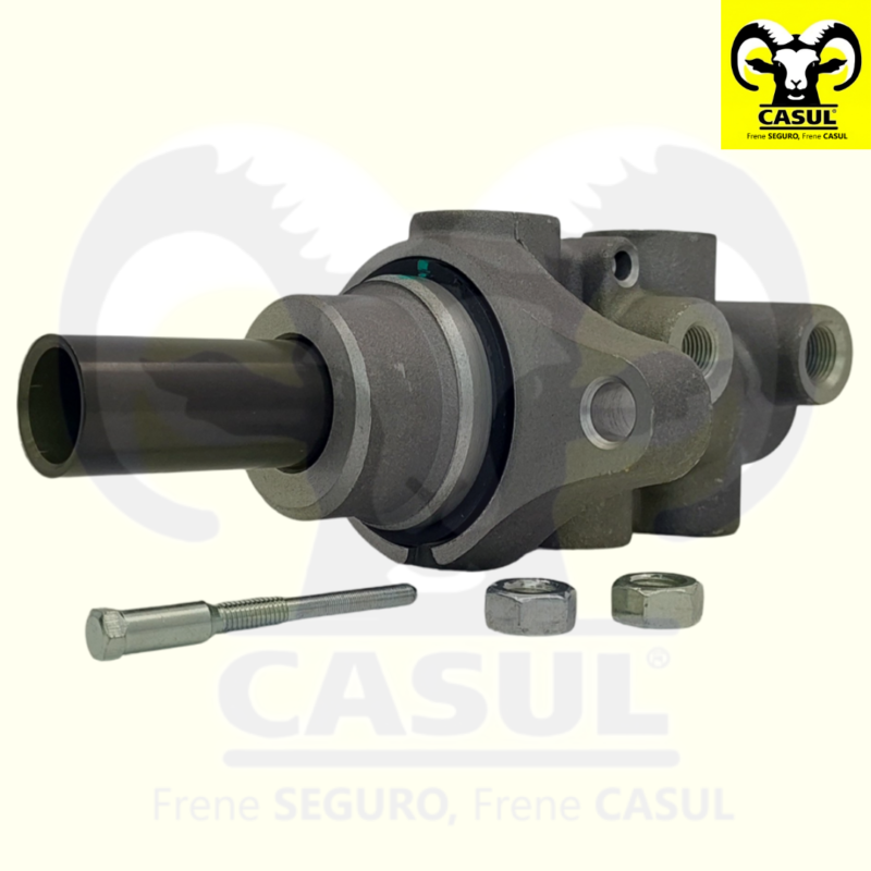 CILINDRO MAESTRO FRENOS DODGE CALIBER 2007-2011 SIN ABS ALUMINIO DIAMETRO 13/16" 20.64MM CUERDA PRIMARIA M10X1 SECUNDARIA M10X1