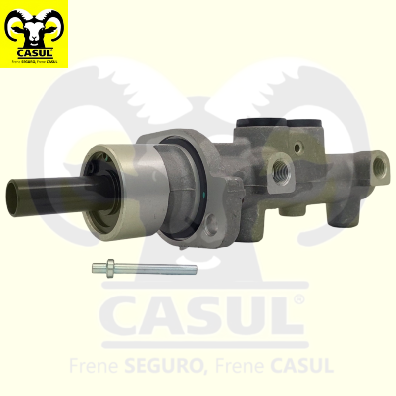 CILINDRO MAESTRO FRENOS VOLKSWAGEN GOL SPORT 4L 1.6 LTS 2009-2016 GOL TRENDLINE 4L 1.6 LTS 2009-2017 GOL CONFORTLINE 4L 1.6 LTS 2009-2010 CON ABS ALUMINIO DIAMETRO 3/4" 19.05MM CUERDA PRIMARIA M12-1.0 SECUNDARIA M12-1.0