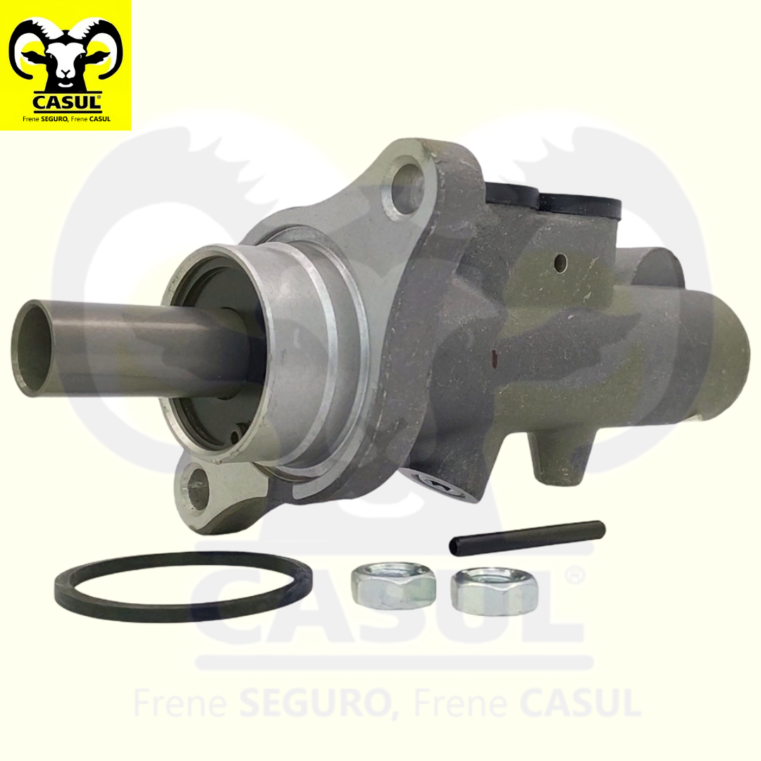 CILINDRO MAESTRO FRENOS VOLKSWAGEN TRUCK TRANSPORTER DIESEL 4L 2.0 LTS 2011-2011 TOUAREG 2004-2009 ALUMINIO DIAMETRO 1/16" 26.99MM CUERDA PRIMARIA M12-1.0 SECUNDARIA M12-1.0