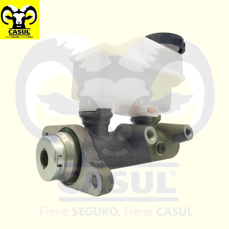 CILINDRO MAESTRO FRENOS NISSAN TRUCK TITAN 2004-2007 ALUMINIO DIAMETRO 1/8" 28.58MM CUERDA PRIMARIA M10-1.0 SECUNDARIA M10-1.0