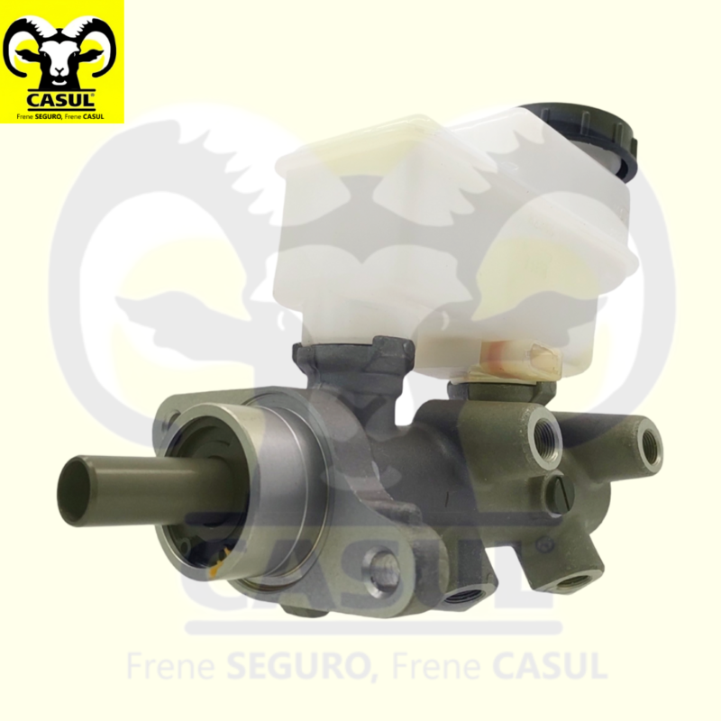 CILINDRO MAESTRO FRENOS NISSAN TRUCK TITAN 2004-2007 ALUMINIO DIAMETRO 1/8" 28.58MM CUERDA PRIMARIA M12-1.0 SECUNDARIA M12-1.0