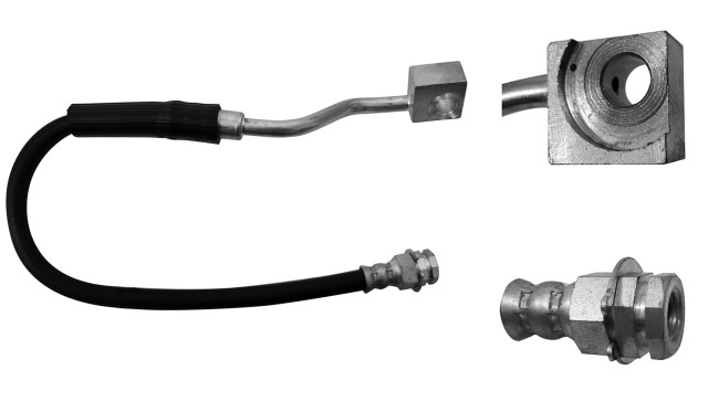 MANGUERA FRENO FORD TRUCK F-150 1992-1996 BRONCO 1992-1992 F-100 RANGER 1996-1996 DELANTERA DERECHA 53.0 CM