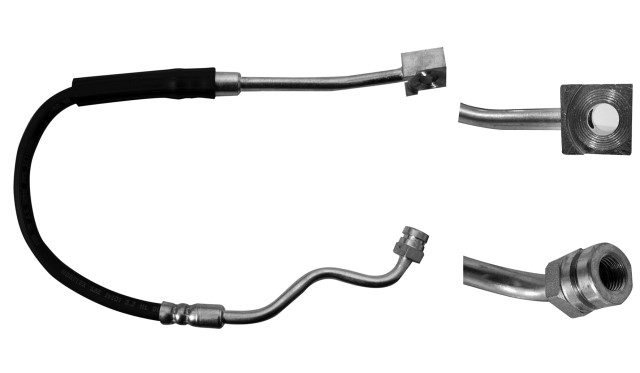 MANGUERA FRENO FORD TRUCK RANGER 1992-1994 EXPLORER XLS V6 1992-1992 EXPLORER XLT V8 1992-1992 DELANTERA DERECHA 46.5 CM