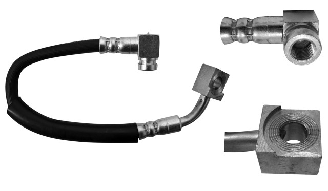 MANGUERA FRENO FORD TRUCK RANGER 1998-2005 EXPLORER SPORT 2001-2003 EXPLORER SPORT TRAC 2001-2005 LINCOLN TRUCK BLACKWOOD 2002-2003 DELANTERA DERECHA 36.0 CM