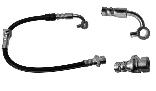MANGUERA FRENO HONDA CIVIC EX 1997-2001 CRX 1996-1996 DELANTERA IZQUIERDA CON ABS TRANSMISION AUTOMATICA 48.0 CM