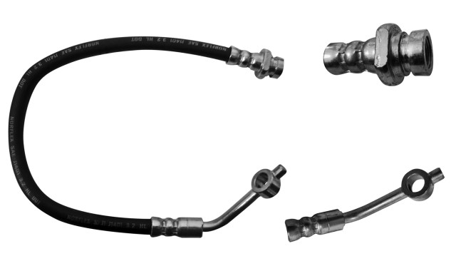 MANGUERA FRENO NISSAN TRUCK NP300 FRONTIER 4L 2.5 LTS 2016-2020 FRONTIER 4L 2.4 LTS 2001-2004 FRONTIER 4L 2.5 LTS 2005-2022 XTERRA 2001-2003 DELANTERA IZQUIERDA 48.0 CM