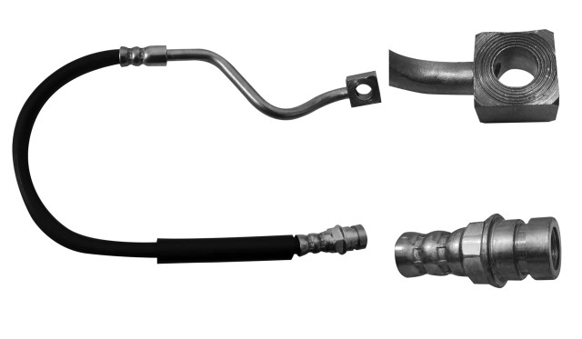 MANGUERA FRENO FORD TRUCK F-350 1999-2004 F-250 1999-2004 F-250 SUPER DUTY 1999-2004 EXCURSION 2000-2005 DELANTERA IZQUIERDA 55.0 CM