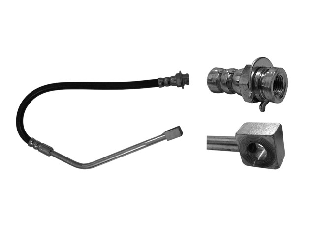 MANGUERA FRENO CHEVROLET TRUCK TAHOE 1995-1999 S10 BLAZER 1992-1994 GMC TRUCK YUKON 1992-1999 CADILLAC TRUCK ESCALADE 1999-2000 DELANTERA DERECHA 53.0 CM