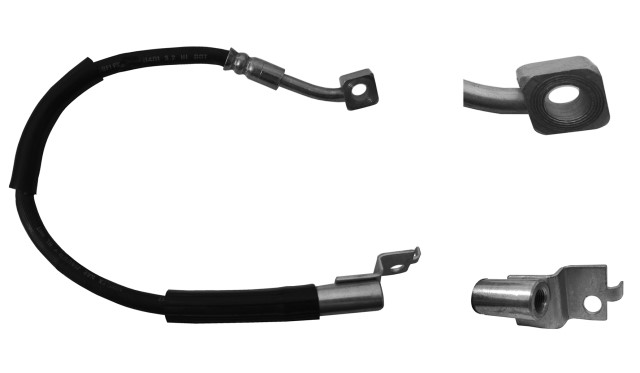 MANGUERA FRENO JEEP GRAND CHEROKEE 4X2 1993-1998 GRAND CHEROKEE 4X4 1993-1998 GRAND CHEROKEE 1993-2001 WRANGLER 1997-2005 CHEROKEE 1990-2001 DELANTERA IZQUIERDA CON ABS 49.0 CM