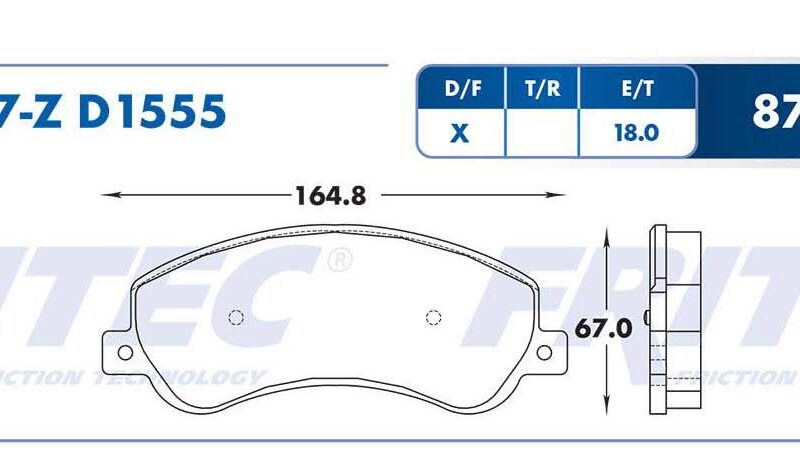 BALATA DISCO DELANTERA VOLKSWAGEN TRUCK AMAROK 4L 2011-2019