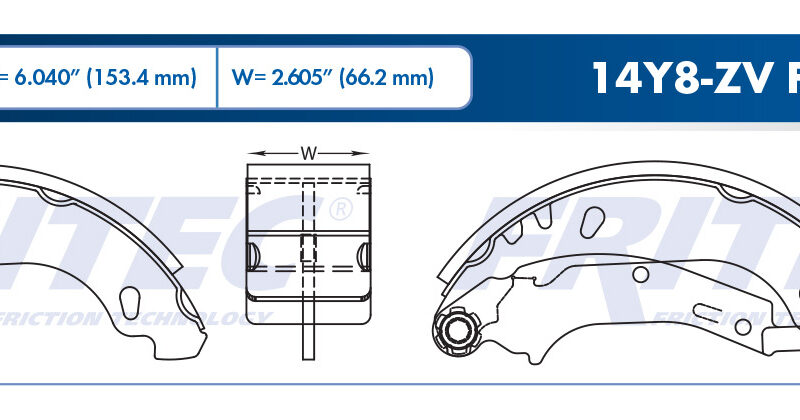 BALATA TAMBOR TRASERA NISSAN APRIO CONVENIENCE 2008-2010 =FT032