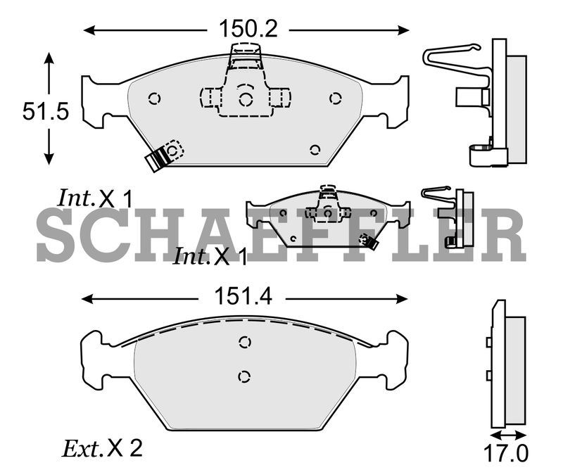 BALATA DISCO DELANTERA HONDA FIT 2009-2014 CITY 2010-2014