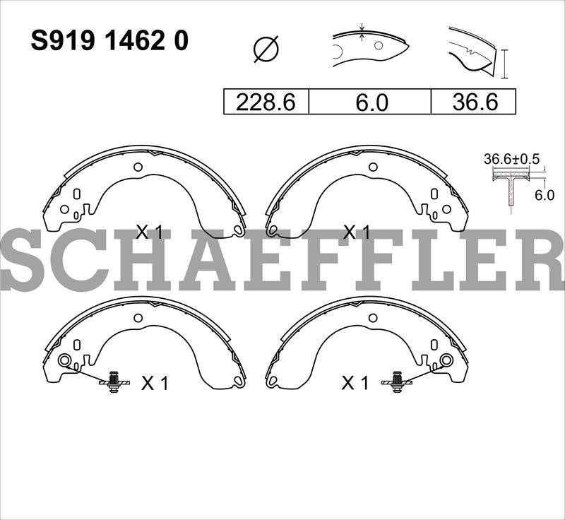 BALATA TAMBOR TRASERA NISSAN PLATINA 2002-2010 APRIO 2008-2010 RENAULT CLIO 2002-2010 =1695